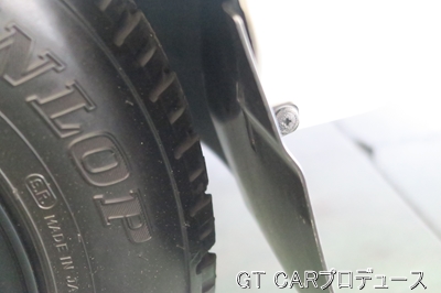 社長ブログ キャリイda16t の2 2インチリフトアップ車両に 145r13 を装着した様子 Gt Car プロデュース
